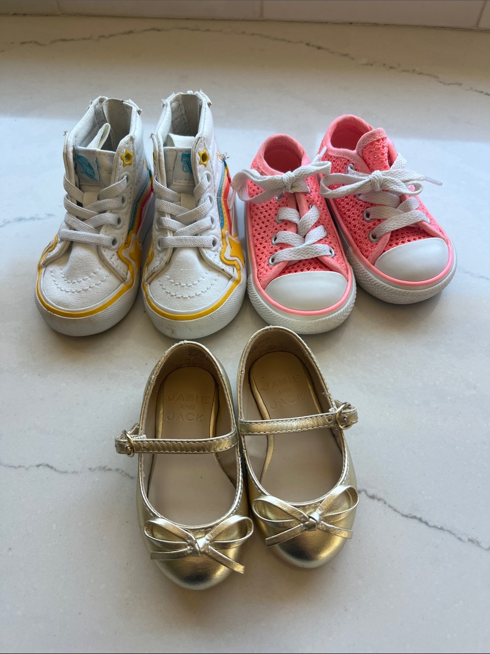 Vans converse Janie and jack size 4 girls shoe lot